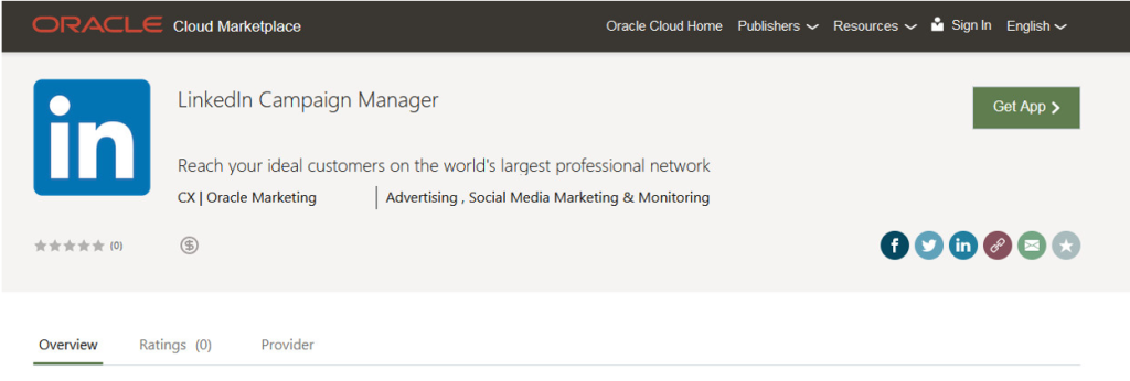 Installing LinkedIn campaign manager