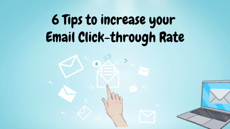 Email click through rate banner