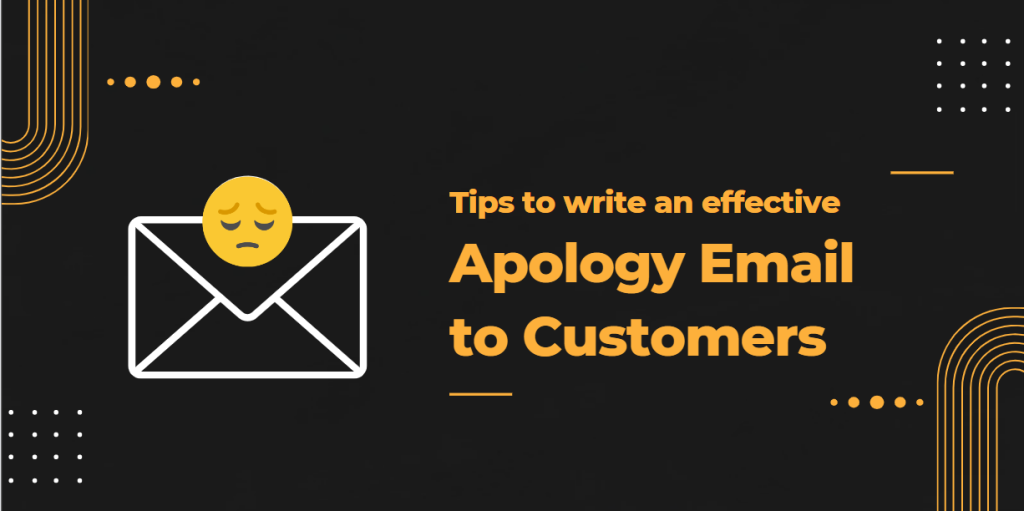 Apology email banner