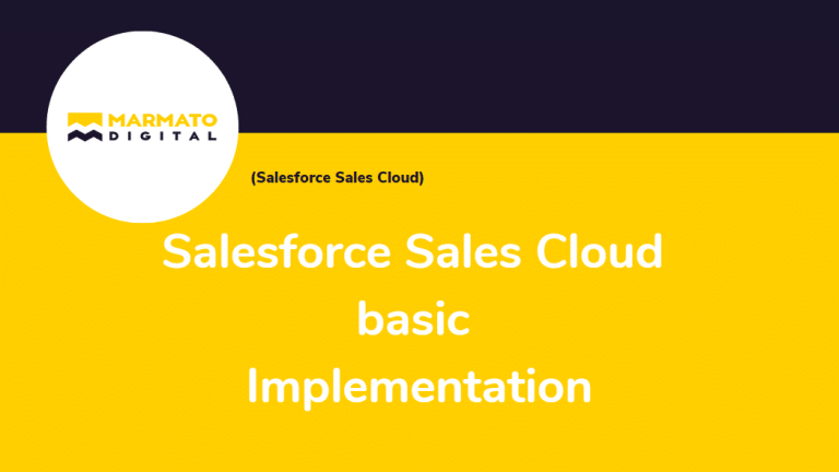 Salesforce sales cloud basic implementation